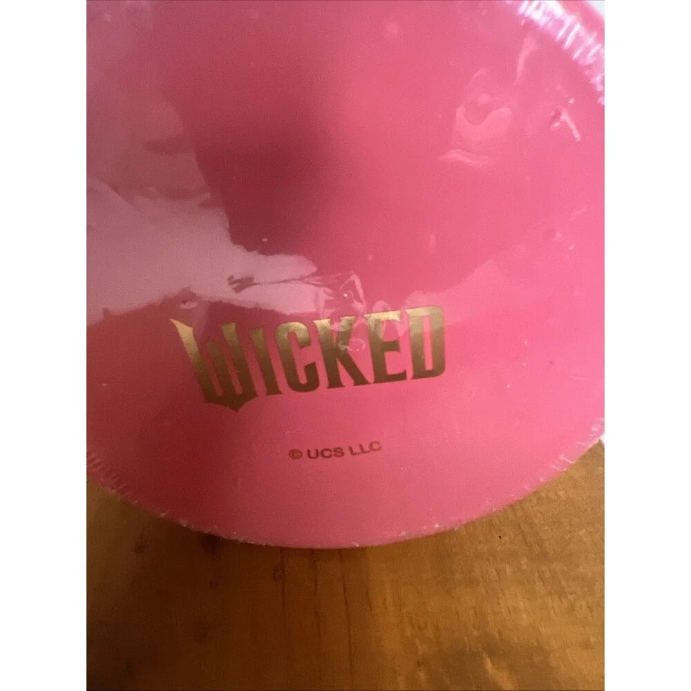Target Bullseye Playground Wicked Glinda Pink Trinket Dish Glass Dome‎ Top